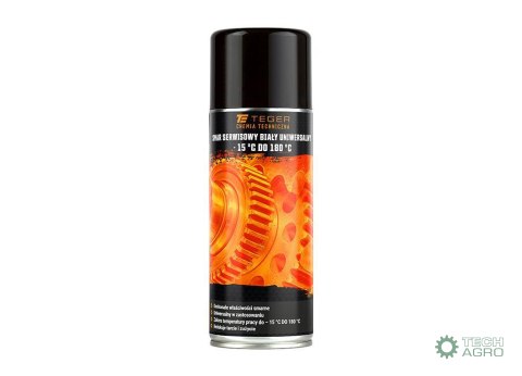 Smar serwisowy biały uniwersalny - 15C C do 180 C 400 ml / TEGER Smar serwisowy biały uniwersalny - 15C C do 180 C 400 ml / TEGER