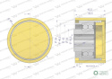 Rolka podporowa PU 60x40x16.5 zastosowanie 20030645 Grimme WARYŃSKI