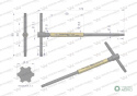 Klucz T ze spinnerem TORX T27 Waryński