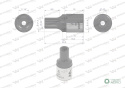 "Nasadka dwunastokątna 1/4"". 4 mm. CrV5 BV30. DIN 3124. Waryński