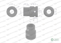 Nasadka udarowa sześciokątna 3/4". 18 mm. CrMo. DIN 3129. Waryński