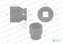 Nasadka udarowa sześciokątna 3/4". 37 mm. CrMo. DIN 3129. Waryński