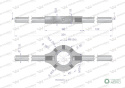 Oprawka przemysłowa do narzynek M12-M14 Waryński