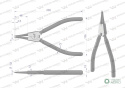 Szczypce do pierścieni osadczych 240 mm zewnętrzne proste Waryński