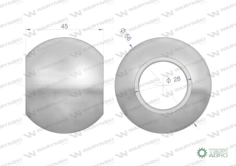KULA KAT.2-2 28X56X45 WARYŃSKI