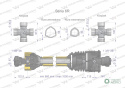 Wał przegubowo-teleskopowy 660-1000mm 830Nm szerokokątny CE 2020 seria 6R WARYŃSKI