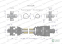 Wał przegubowo-teleskopowy 860-1200mm 460Nm sprzęgło cierne 900Nm szerokokątny CE seria 3R WARYŃSKI