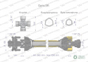 Wał przegubowo-teleskopowy 860-1250mm 460Nm sprzęgło cierne 900Nm CE 2020 seria 3R Waryński