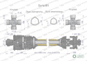 Wał przegubowo-teleskopowy 1460-2100mm 1240Nm szerokokątny dr.st. sprzęgło cierne 2000Nm CE 2020 seria 8R Waryński