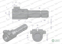 Redukcja adapter na śrubę 1 3/8" 6 wpustów na wałek 1 3/8" 6 wpustów WARYŃSKI