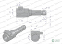 Redukcja adapter na trzpień 1 3/8" 6 wpustów na wałek 1 1/8" 6 wpustów WARYŃSKI