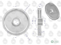 Koło zębate zwolnicy duże C-330 ORYGINAŁ URSUS