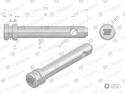 Sworzeń łącznika górnego 15.9x76x113 TEGER