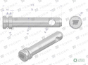 Sworzeń łącznika górnego 19x76x113 TEGER