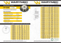 Koło zębate hartowane z kołnierzem 16B-1 (R1 1) Z-10 Waryński