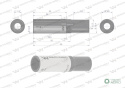 Nasadka dwunastokątna 1/4". 9 mm. długa. CrV50BV30. DIN 3124. Waryński