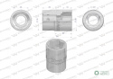 Nasadka sześciokątna 3/4". 26 mm. CrV50BV30. DIN 3124. Waryński