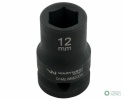 Nasadka udarowa sześciokątna 1/2". 12 mm. CrMo. DIN 3129. Waryński