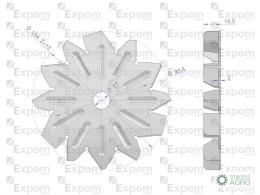 Wentylator alternatora AX230000 AX260000EX C-330 C-360 Nowy Typ EXPOM KWIDZYN eu