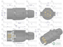 Wtyczka 7-Biegunowa EXPOM KWIDZYN eu
