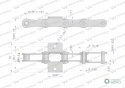 Łańcuch podajnika A2050 210A (R1 1.1/4) łapka K1 co 6 ogniwo 5m Waryński