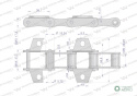 Łańcuch podajnika S52 łapka K1 co 2 ogniwa 5m Waryński