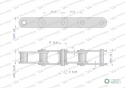 Łańcuch rolkowy CA550VD 5m Waryński