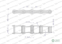Łańcuch rolkowy S52 5m Waryński