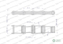 Łańcuch rolkowy S55 5m Waryński
