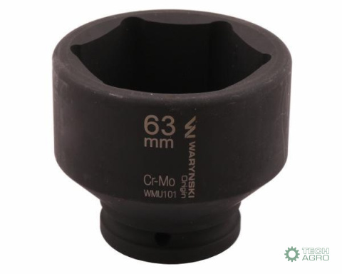 Nasadka udarowa sześciokątna 3/4". 63 mm. CrMo. DIN 3129. Waryński Nasadka udarowa sześciokątna 3/4". 63 mm. CrMo. DIN 3129. Waryński