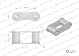 Ogniwo łańcucha S32 Waryński ( sprzedawane po 5 )