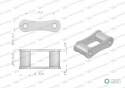 Ogniwo łańcucha S45 Waryński ( sprzedawane po 5 )