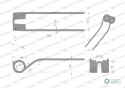 Palec przetrząsaczo-zgrabiarki karuzelowej Fella WARYŃSKI W-150862, 487922