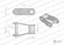 Półogniwo łańcucha 38.4V Waryński ( sprzedawane po 5 )