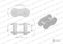 Zamek łańcucha 10BF20 zastosowanie Claas 670251. 670251.0. 0006702510 Waryński ( sprzedawane po 5 )