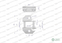 Zamek łańcucha z przyłączem obustronnym 38.4R2K Waryński ( sprzedawane po 5 )