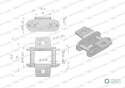 Zamek łańcucha z przyłączem obustronnym CA550VK1 Waryński ( sprzedawane po 5 )