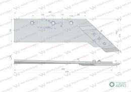 Lemiesz z dłutem zastosowanie PHX Pług stal borowa WARYŃSKI
