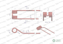 Palec przetrząsarka do Claas 9024832 Waryński