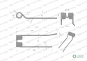Palec przetrząsarko-zgrabiarki zastosowanie PZ Zweeger Vicon Mesko Waryński PZ-106 5275130010