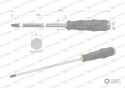 Wkrętak do pobijania PH3x250mm Waryński