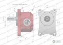 Pompa hydrauliczna zębata do Trol PZS-25P. PZ2-KZ-25P (obroty prawe) 16Mpa w korpusie żeliwnym Waryński