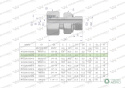 Przyłączka hydrauliczna AB (EVGE) M14x1.5 08L x 1/4" BSP ED Waryński ( sprzedawane po 2 )