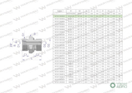 Przyłączka hydrauliczna BB (XGE) M12x1.5 06L x 1/8