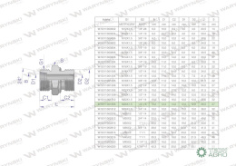 Przyłączka hydrauliczna BB (XGE) M26x1.5 18L x 1/2