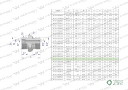 Przyłączka hydrauliczna BB (XGE) M26x1.5 18L x 3/4