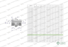 Przyłączka hydrauliczna BB (XGE) M30x2 22L x 1