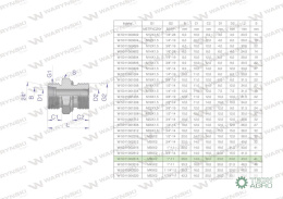 Przyłączka hydrauliczna BB (XGE) M36x2 28L2 28L x 1