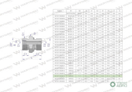 Przyłączka hydrauliczna BB (XGE) M45x2 35L3 35L x 1