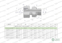 Przyłączka hydrauliczna metryczna AB (EVGE) M12x1.5 06L x M10x1 ED Waryński ( sprzedawane po 2 )